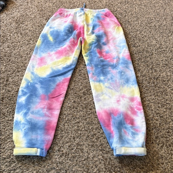 Vitality Fleece Tie Dye “Be The Change” Joggers size S - Picture 7 of 7